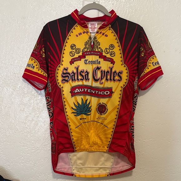 Salsa Cycles Other - Salsa Cycles Tequila Autentico Cycling Jersey VTG Large